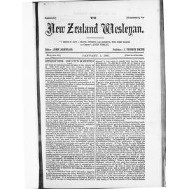 The New Zealand Wesleyan - 1st January 1881