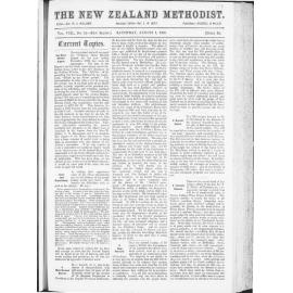 The New Zealand Wesleyan - 1st August 1881