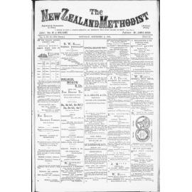 The New Zealand Methodist - 6th September 1884