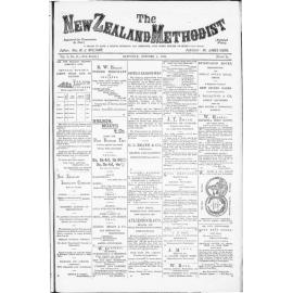 The New Zealand Methodist - 4th October 1884