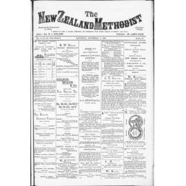 The New Zealand Methodist - 1st November 1884