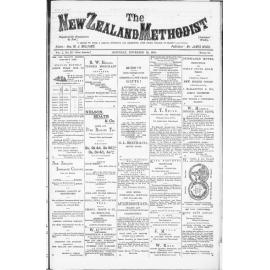 The New Zealand Methodist - 29th November 1884