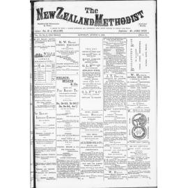 The New Zealand Methodist - 8th August 1885