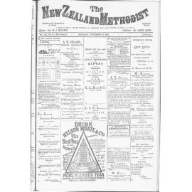 The New Zealand Methodist - 20th November 1886