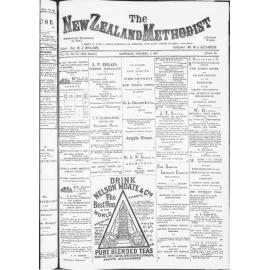 The New Zealand Methodist - 1st October 1887