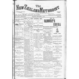 The New Zealand Methodist - 8th September 1888
