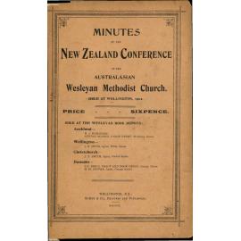 Australasian Wesleyan Methodist Church, New Zealand - Minutes of the Twenty-Eighth Annual Conference held at Wellington, February 28th to March 13th, 1901