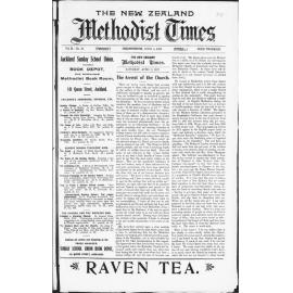 The New Zealand Methodist Times - 6th April 1912