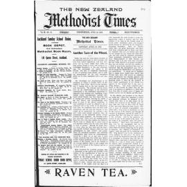 The New Zealand Methodist Times - 20th April 1912