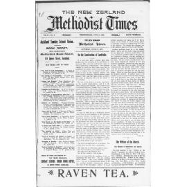 The New Zealand Methodist Times - 15th June 1912