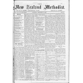 The New Zealand Methodist - 28th September 1889