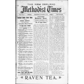The New Zealand Methodist Times - 21st September 1912