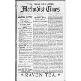 The New Zealand Methodist Times - 5th October 1912
