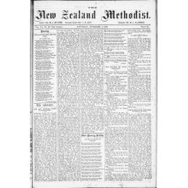The New Zealand Methodist - 2nd November 1889