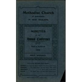 Methodist Church of Australasia in New Zealand - Minutes of the Annual Conference held at Auckland, February 28th to March 10th, 1908