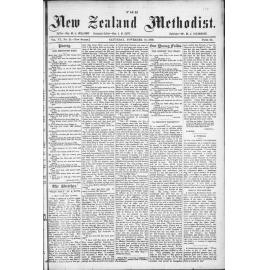 The New Zealand Methodist - 16th November 1889
