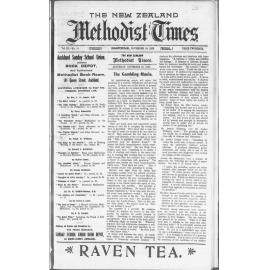 The New Zealand Methodist Times - 30th November 1912