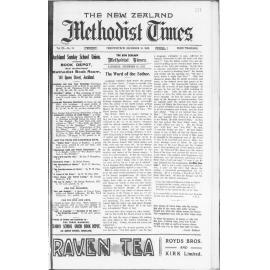 The New Zealand Methodist Times - 28th December 1912