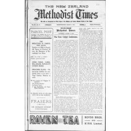 The New Zealand Methodist Times - 8th March 1913