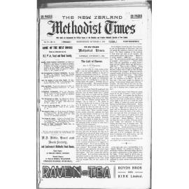 The New Zealand Methodist Times - 6th September 1913