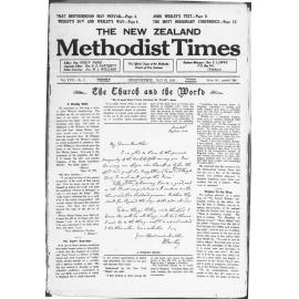 The New Zealand Methodist Times - 22nd May 1926
