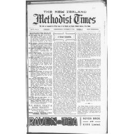 The New Zealand Methodist Times - 29th November 1913