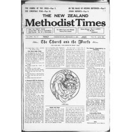The New Zealand Methodist Times - 18th December 1926