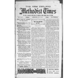 The New Zealand Methodist Times - 18th April 1914