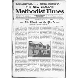 The New Zealand Methodist Times - 21st May 1927
