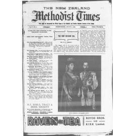 The New Zealand Methodist Times - 8th August 1914