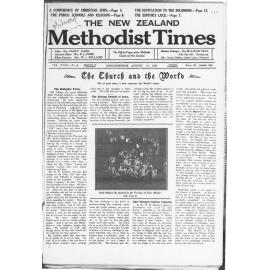 The New Zealand Methodist Times - 13th August 1927