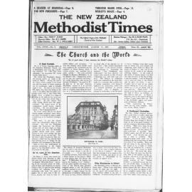 The New Zealand Methodist Times - 27th August 1927