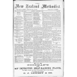 The New Zealand Methodist - 6th December 1890