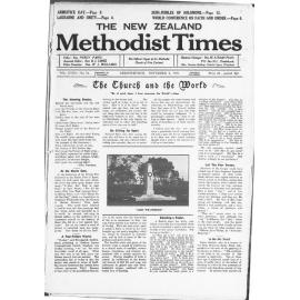 The New Zealand Methodist Times - 5th November 1927