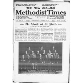 The New Zealand Methodist Times - 19th November 1927