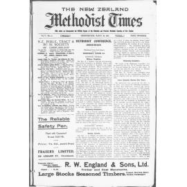 The New Zealand Methodist Times - 20th March 1915