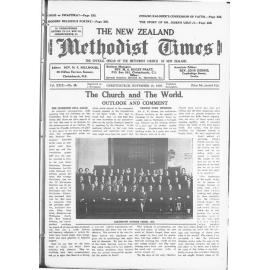 The New Zealand Methodist Times - 19th November 1938