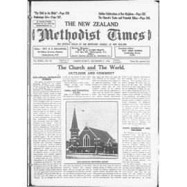 The New Zealand Methodist Times - 3rd December 1938