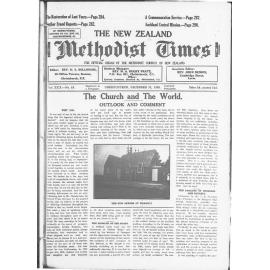 The New Zealand Methodist Times - 31st December 1938