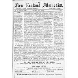 The New Zealand Methodist - 18th April 1891