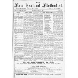 The New Zealand Methodist - 25th April 1891