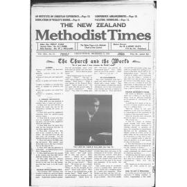 The New Zealand Methodist Times - 15th December 1928