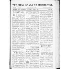 The New Zealand Methodist - 18th July 1891