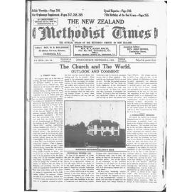 The New Zealand Methodist Times - 2nd December 1939