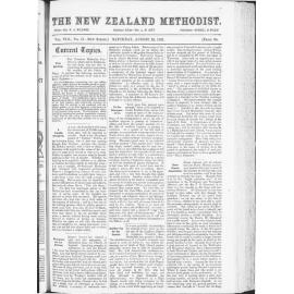 The New Zealand Methodist - 22nd August 1891