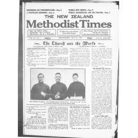 The New Zealand Methodist Times - 18th May 1929