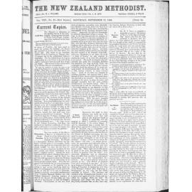 The New Zealand Methodist - 12th September 1891