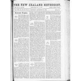 The New Zealand Methodist - 26th September 1891