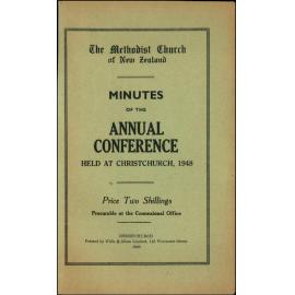 The Methodist Church of New Zealand - Minutes of the Annual Conference - Held at Christchurch, 1948