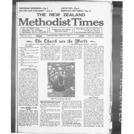 The New Zealand Methodist Times - 13th July 1929